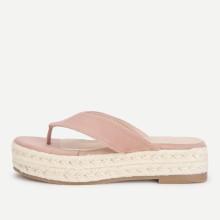 Shein Toe Post Suede Flatform Sandals