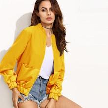 Shein Zip Up Bomber Jacket