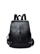 Shein Front Zip Flap Backpack