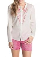 Rosewe Fabulous Long Sleeve Button Closure Printed Shirt For Woman
