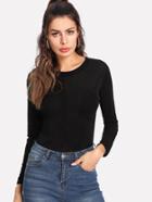 Shein See Through Basic Tee