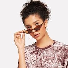Shein Skinny Leopard Cat Eye Sunglasses