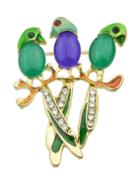 Shein Multicolors Cute Parrot Small Brooch