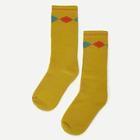 Shein Kids Diamond Print Calf Length Socks