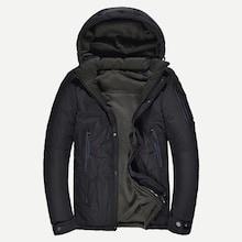 Shein Men Reversible Detachable Hooded Coat