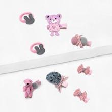 Shein Girls Hair Tie & Hair Clip Set 8pcs