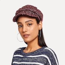 Shein Tweed Baker Boy Cap