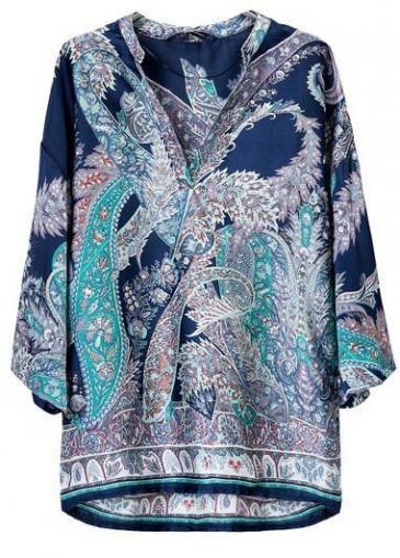 Rosewe Hot Sale Three Quarter Sleeve Print Tees For Woman
