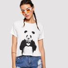 Shein Panda Print T-shirt
