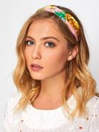 Shein Pineapple Print Twist Headband