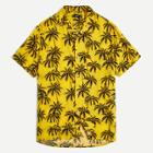 Shein Men Tropical Print Button Front Shirts