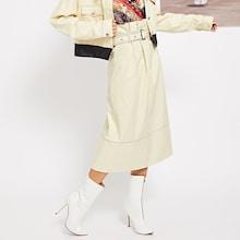 Shein High Waist Self Belted Skirt