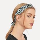 Shein Leopard Print Headband & Hair Tie 2pcs
