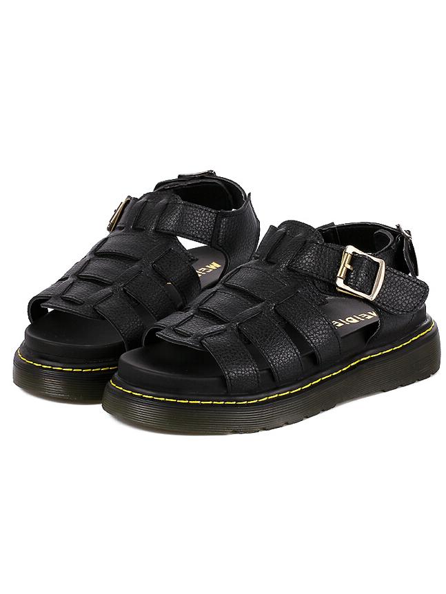 Shein Braided Chunky Platform Buckle Sandals