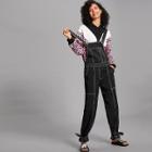 Shein Bib Pocket Patched Jumpsuit