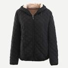 Shein Shearling Lined Quilted Puffer Hooded Coat