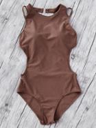 Shein Side Cutout Strappy Back Monokini