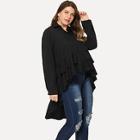 Shein Plus Layered Fishtail Shirt
