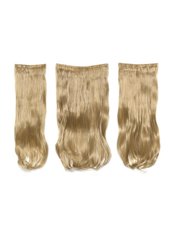 Shein Honey Blonde Clip In Soft Wave Hair Extension 3pcs