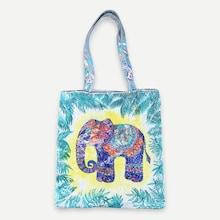 Shein Girls Sequin Cover Elephant Pattern Bag