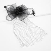 Shein Mesh Bow Hair Clip With Net