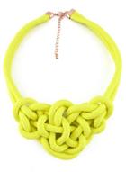 Shein Yellow Twine Elastic Necklace