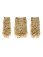 Shein Honey Blonde Clip In Curly Hair Extension 3pcs