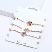 Shein Tortoise & Hand Bracelet Set 3pcs