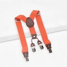 Shein Kids Plain & Double Back Buckle Suspenders