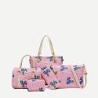Shein Flower Embroidery Combination Bag 5pcs