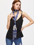 Shein Boho Style Skinny Scarf