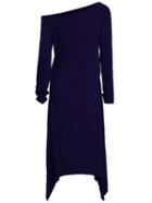 Shein Blue One-shoulder Asymmetrical Casual Dress