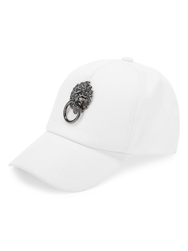 Shein Metal Patch Baseball Cap