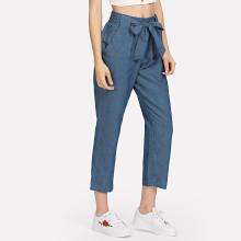 Shein Self Tie Waist Jeans