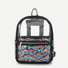 Shein Clear Sequin Decoration Backpack