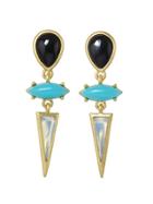 Shein Geometric Triangle Brand Earrings