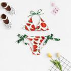 Shein Girls Watermelon Print Tie Side Bikini Set