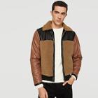 Shein Men Zip Up Shearling Fur Pu Coat