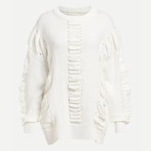 Shein Drop Shoulder Eyelet Insert Jumper