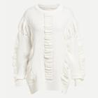 Shein Drop Shoulder Eyelet Insert Jumper