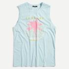 Shein Men Maple Leaf And Letter Print Shell Top