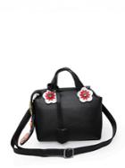 Shein Floral Applique Shoulder Bag