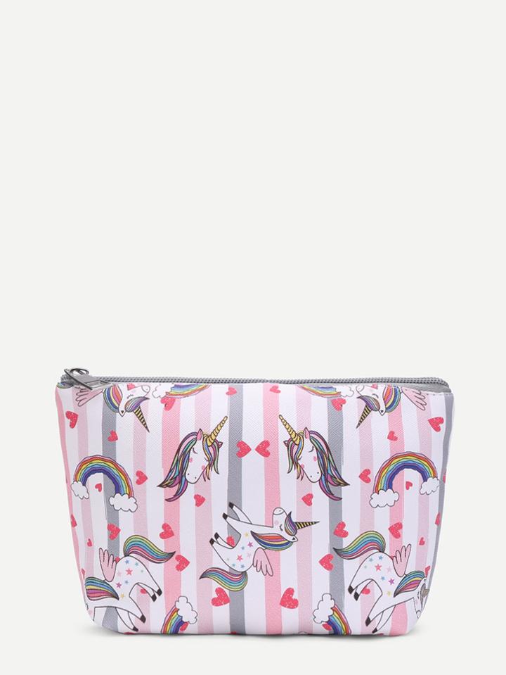 Shein Cartoon Print Clutch Bag