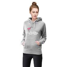 Shein Animal Print Drawstring Hoodie