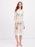Shein See-through Embroidered Lace Dress
