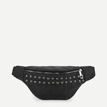 Shein Studded Detail Canvas Bum Bag