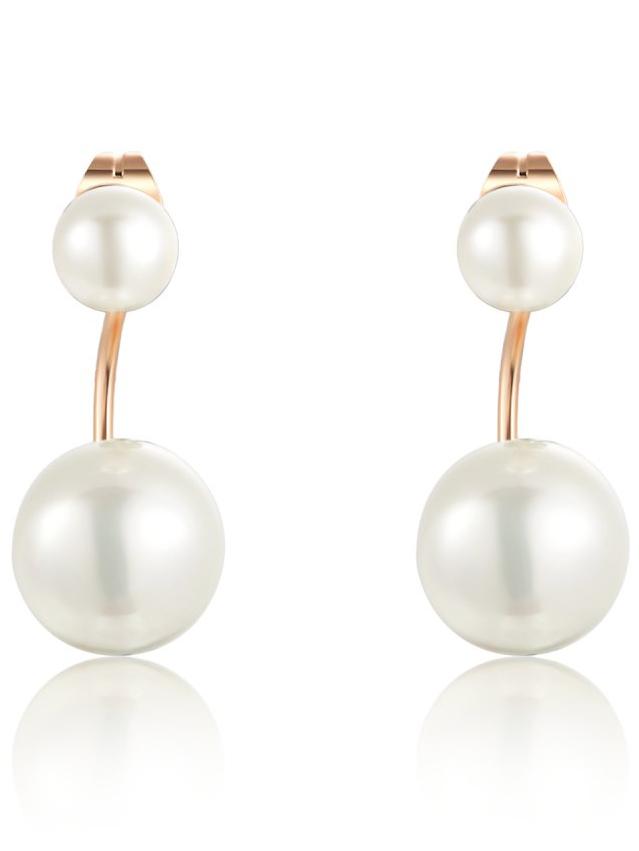 Shein White Pearl Earring