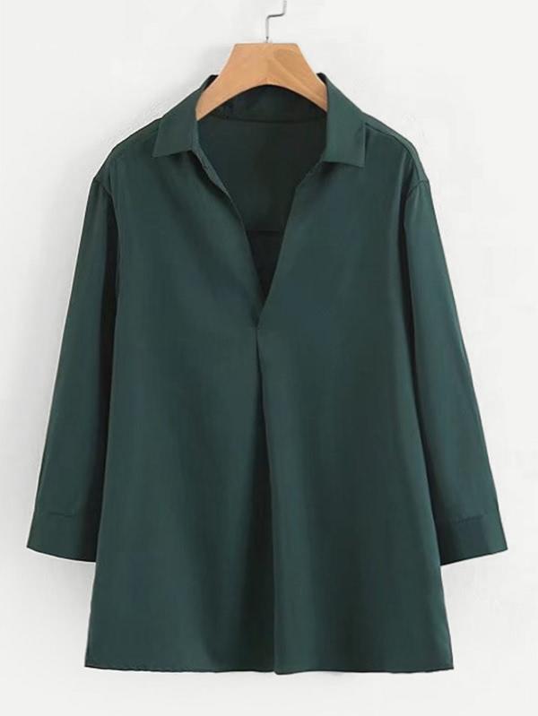 Shein Oversized Longline Blouse