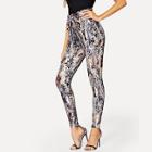 Shein Leopard Print Pants With Belted