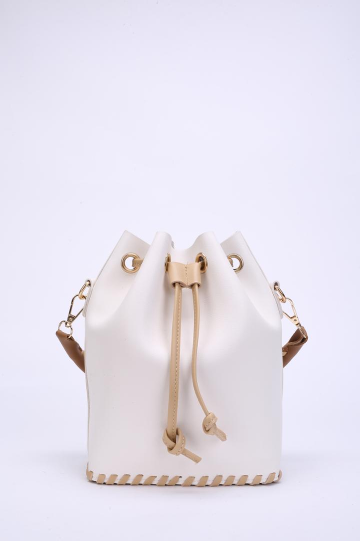 Shein Whipstitch Design Drawstring Combination Bag